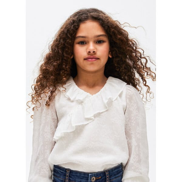 ΠΑΙΔΙΚΗ ΜΠΛΟΥΖΑ ΜΕ ΒΟΛΑΝ ΕΚΡΟΥ MAYORAL 13-07175-031 - Image 1