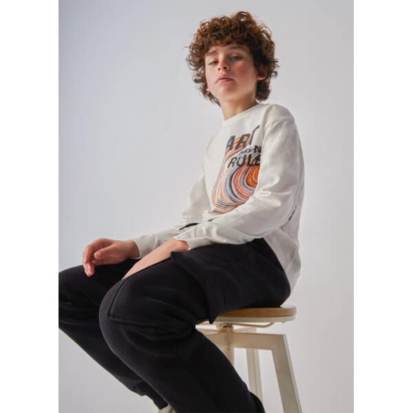 13-07520-082-L-2 ΠΑΙΔΙΚΟ ΠΑΝΤΕΛΟΝΙ ΜΑΚΟ ΜΑΥΡΟ CARGO MAYORAL 13-07520-082 - Image 1