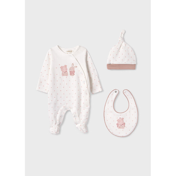 Παιδικό φορμάκι Σετ Δώρου 3 Τεμάχια Mayoral Ροζ 13-09360-011 - Image 1