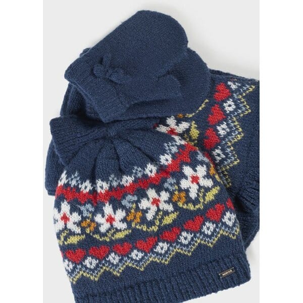 ΠΑΙΔΙΚΟ ΣΕΤ ΣΚΟΥΦΟΣ ΚΑΣΚΟΛ ΓΑΝΤΙΑ ΜΠΛΕ MAYORAL 13-10536-086 - Image 3