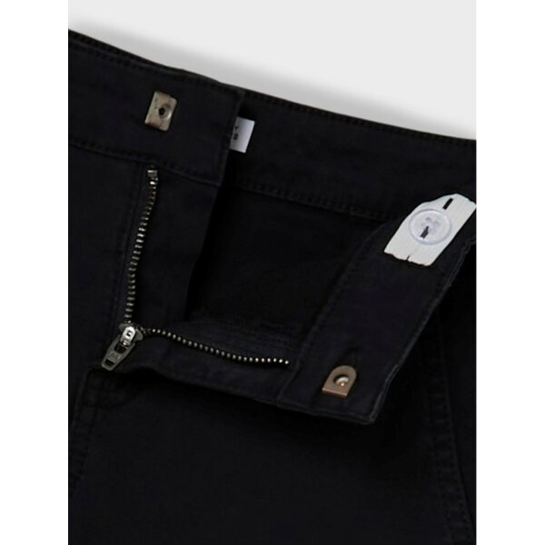 13220718_4280928_front full Παιδικό Παντελόνι Μαύρο Gargo NKFROSE WIDE TWILL 13220718 - Image 3