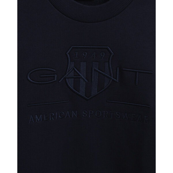 Ανδρική Φούτερ GANT REG TONAL SHIELD 2036017 Μπλε - Image 3