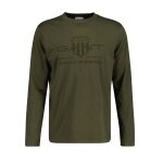 Ανδρική Μπλούζα GANT 2004041 TONAL ARCHIVE SHIELD ΧΑΚΙ