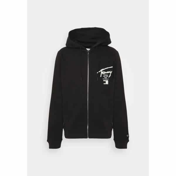 2158aa16be3e416e8748de0ab8fce3be Ανδρική Φούτερ ΖΑΚΕΤΑ TOMMY JEANS DM0DM17793 REG TOMMY SPRAY PAINT Μαύρο - Image 1