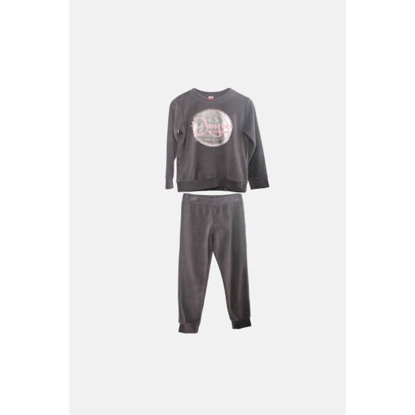 2363146_04 ΠΑΙΔΙΚΟ ΣΕΤ ΦΟΡΜΑ ΒΕΛΟΥΔΙΝΗ ΓΚΡΙ JOYCE 2363146 - Image 1