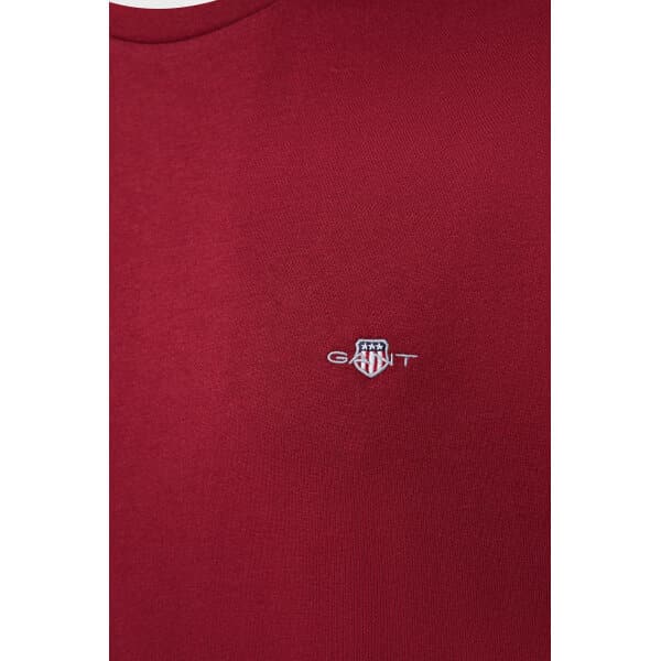 Ανδρική Μπλούζα GANT REG SHIELD LS 2004049 Μπορντώ - Image 2