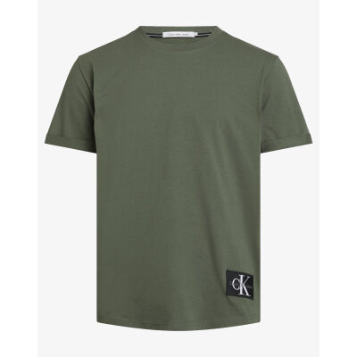 Ανδρική Μπλούζα CALVIN CLEIN J30J323482 BADGE TURN SLEEVE Λαδί
