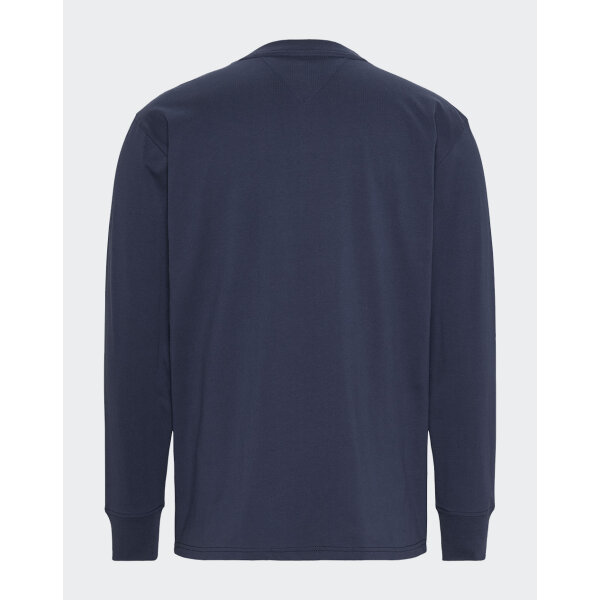 Ανδρική Μπλούζα TOMMY JEANS DM0DM16879 CLSC LINEAR CHEST L/S Μπλε - Image 3