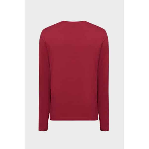 Ανδρική Μπλούζα GANT REG SHIELD LS 2004049 Μπορντώ - Image 3