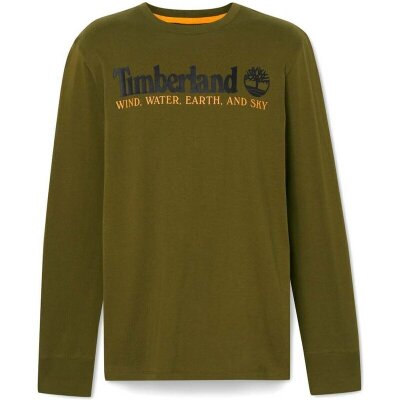 Ανδρική Μπλούζα Timberland Apparel top LS TB0A5VM13021 Πράσινο