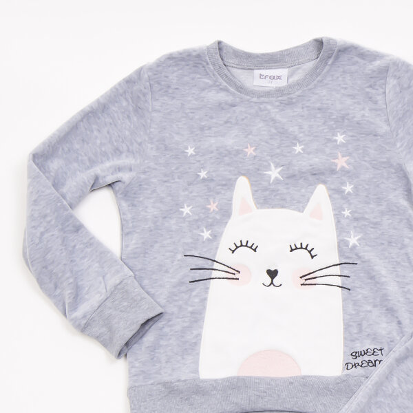 ΠΑΙΔΙΚΗ ΠΙΤΖΑΜΑ ΓΚΡΙ TRAX 44691 - Image 3