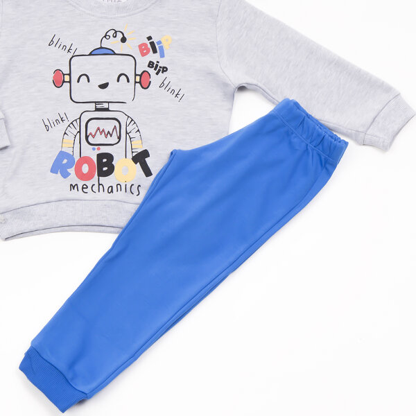 44995.3 ΠΑΙΔΙΚΗ ΠΙΤΖΑΜΑ ΓΚΡΙ TRAX 44995 - Image 3