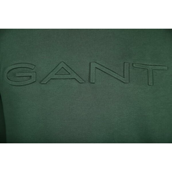 Ανδρική Φούτερ GANT 2007074 EMBOSSED SWEAT C-NECK Πράσινο - Image 2