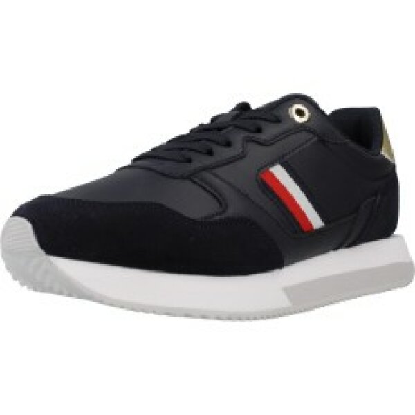 828_142697_DW6_1 (1) Γυναικείο Παπούτσι Μπλε Tommy Hilfiger Global Stripes Lifestyle Runner FW0FW07584 - Image 7