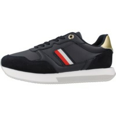 Γυναικείο Παπούτσι Μπλε Tommy Hilfiger Global Stripes Lifestyle Runner FW0FW07584