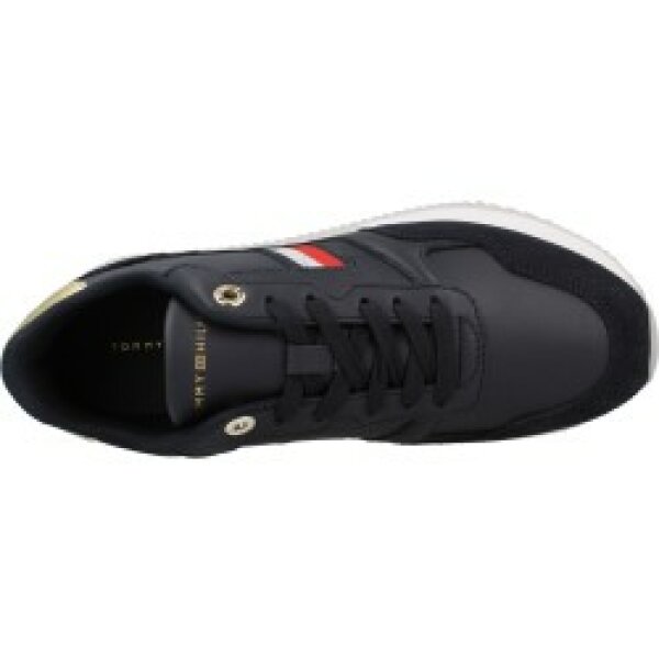 828_142697_DW6_7 Γυναικείο Παπούτσι Μπλε Tommy Hilfiger Global Stripes Lifestyle Runner FW0FW07584 - Image 2