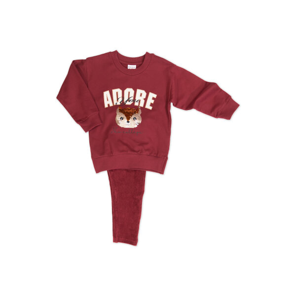 8351 ΠΑΙΔΙΚΟ ΣΕΤ ΜΕ ΚΟΛΑΝ ΒΕΛΟΥΔΙΝΟ ΜΠΟΡΝΤΩ NEW COLLEGE 44-8351 - Image 1