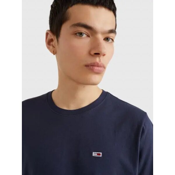 999_02_DM0DM09598C87_MO-ST-D1 Ανδρική Μπλούζα Κοντομάνικη TOMMY JEANS DM0DM09598 Μπλέ - Image 3