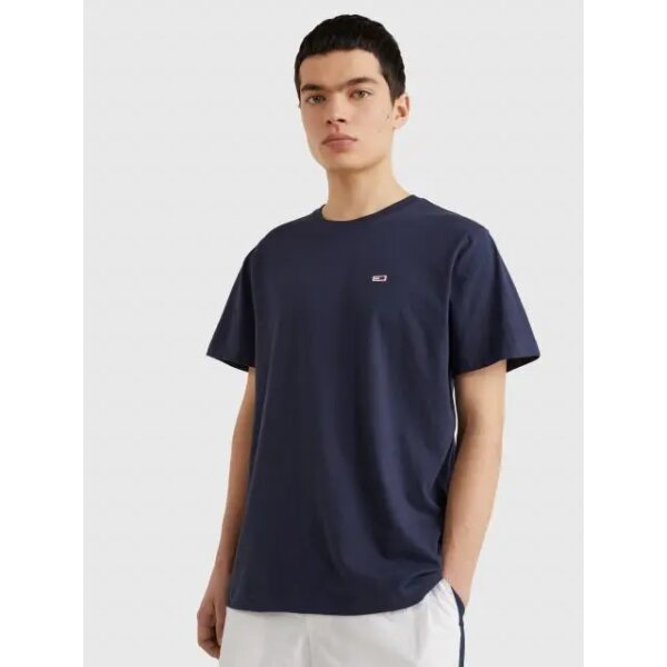 999_02_DM0DM09598C87_MO-ST-F2 Ανδρική Μπλούζα Κοντομάνικη TOMMY JEANS DM0DM09598 Μπλέ - Image 5