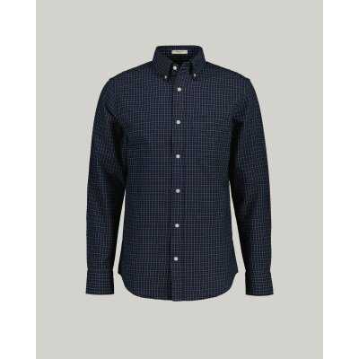 Ανδρικό Πουκάμισο GANT REG TATTERSALL OXFORD 3230227 Μπλε