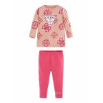 ΒΡΕΦΙΚΟ ΣΕΤ ΣΑΠΙΟ ΜΗΛΟ/ΦΟΥΞΙΑ ΜΕ LOGO ΚΑΙ GLITTER GUESS A3YG04K6Y-F6X5