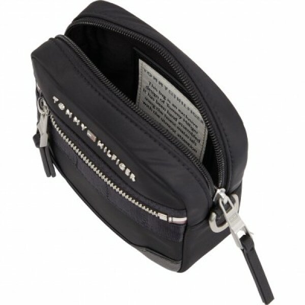 Ανδρική Τσάντα TOMMY JEANS AM0AM12001 ELEVATED NYLON MICRO REPORTER Μαύρο - Image 4