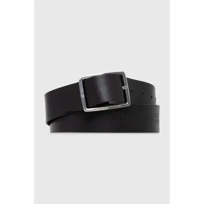 Ανδρική Ζώνη TOMMY JEANS AM0AM11470 NEW BUCKLE BELT 4.0 Μαύρο