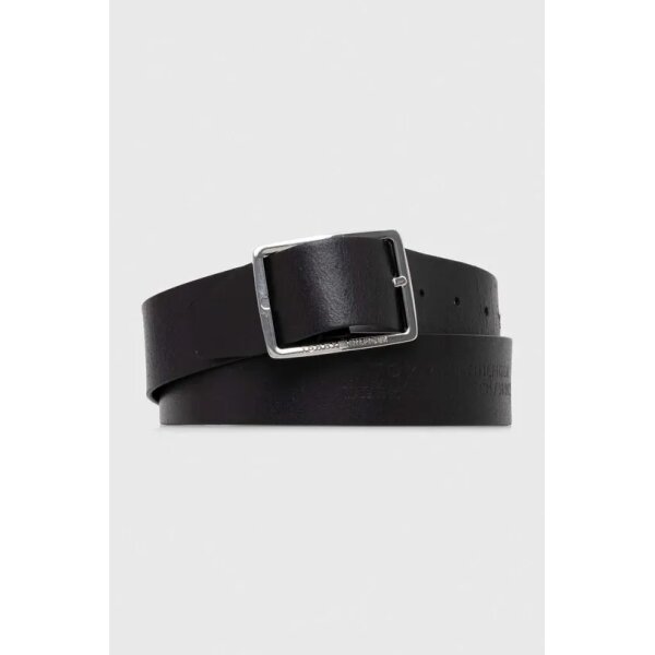Ανδρική Ζώνη TOMMY JEANS AM0AM11470 NEW BUCKLE BELT 4.0 Μαύρο - Image 1