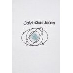 Ανδρική Μπλούζα CALVIN CLEIN J30J324009 FUTURE FADE SLOGAN Λευκό