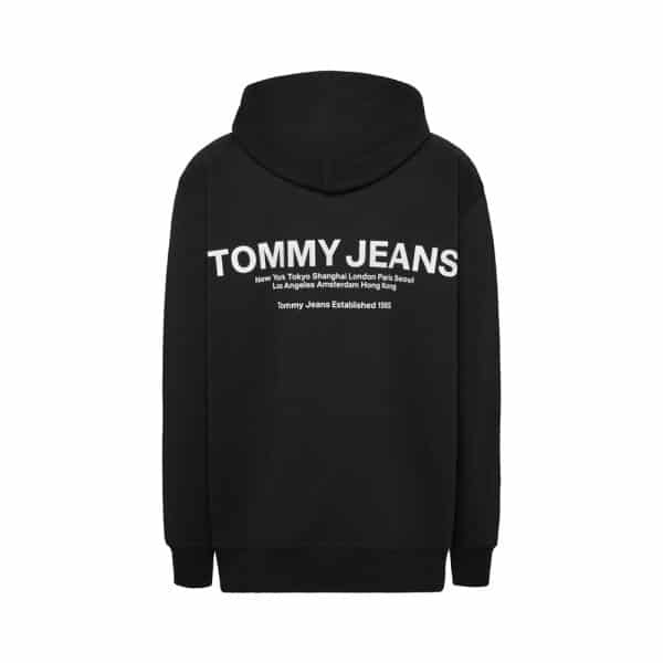 Ανδρική Φούτερ TOMMY JEANS PLUS SIZE DM0DM17936 GRAPHIC HOOD Μαύρο - Image 2