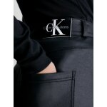 Γυναικείο Παντελόνι Calvin Klein Black Milano Jersey Straight Trousers - Image 3