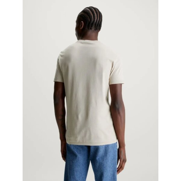 J30J3208060IO_MO-B1 Ανδρική Μπλούζα CALVIN KLEIN J30J320806 SEASONAL MONOLOGO Mπεζ - Image 2