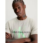 Ανδρική Μπλούζα CALVIN KLEIN J30J320806 SEASONAL MONOLOGO Mπεζ - Image 3