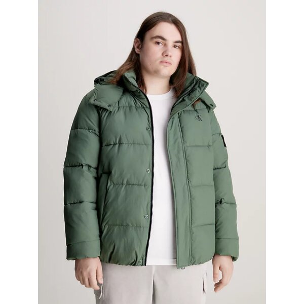 Ανδρικό Μπουφάν CALVIN KLEIN J30J323708 ESSENTIALS NON JACKET Λαδί - Image 2