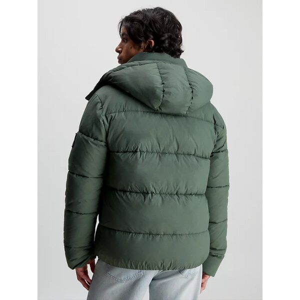 Ανδρικό Μπουφάν CALVIN KLEIN J30J323708 ESSENTIALS NON JACKET Λαδί - Image 3