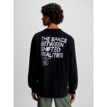Ανδρική Μπλούζα CALVIN CLEIN J30J324009 FUTURE FADE SLOGAN Μαύρο - Image 2