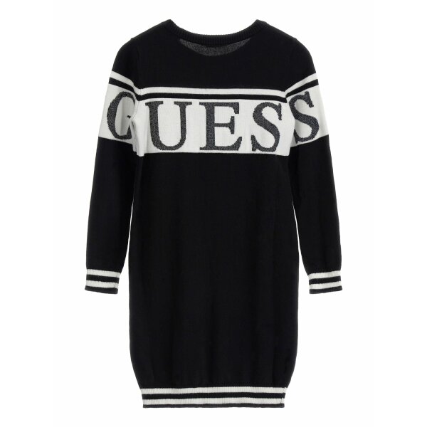 J3YK03_Z38B0_JBLK_2 Παιδικό Φόρεμα Πλεχτό Μαύρο GUESS J3YK03Z38B0-JBLK - Image 2