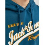 Ανδρική Φούτερ JACK & JONES 12233597 Πετρόλ - Image 6