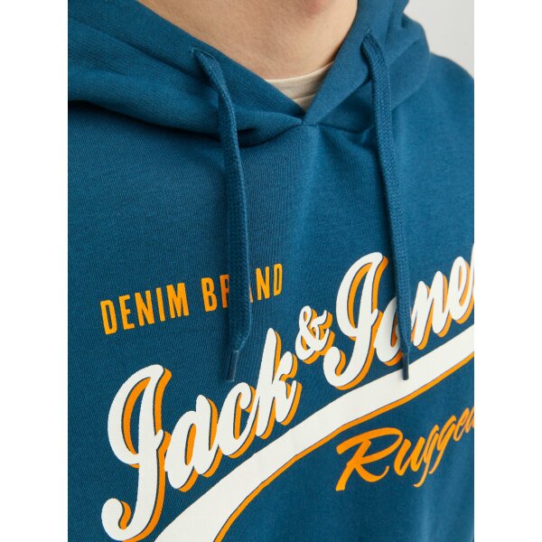 JACK&JONES_All-year_4232985_12233597 (5) Ανδρική Φούτερ JACK & JONES 12233597 Πετρόλ - Image 6