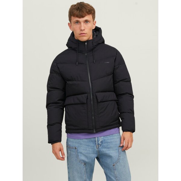 JACK&JONES_All-year_4270484_12238849 (1) Ανδρικό Μπουφάν Puffer JACK & JONES 12238849 Μαύρο - Image 2