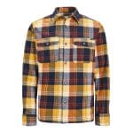 Ανδρικό Πουκάμισο JACK & JONES 12236958 Κίτρινο