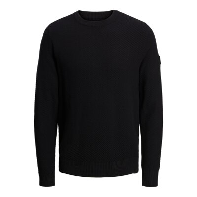 Ανδρικό Πλεκτό JACK & JONES 12239306 Μαύρο