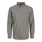 Ανδρικό Πουκάμισο JACK & JONES 12241947 Μπλε Καφέ