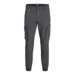 Ανδρικό Παντελόνι CARGO JACK & JONES 12231346 Γκρί