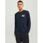 Ανδρική Μπλούζα JACK & JONES 12245758 Μπλέ - Image 2