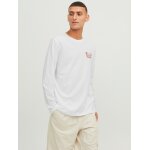 Ανδρική Μπλούζα JACK & JONES 12245758 Λευκό - Image 2