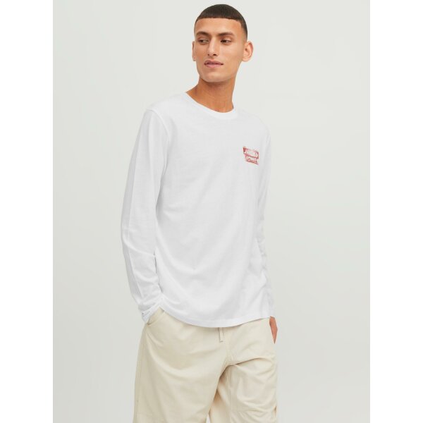 JACK&JONES_Autumnwinter_4341373_12245758 (1) Ανδρική Μπλούζα  JACK & JONES 12245758 Λευκό - Image 2