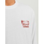 Ανδρική Μπλούζα JACK & JONES 12245758 Λευκό - Image 3