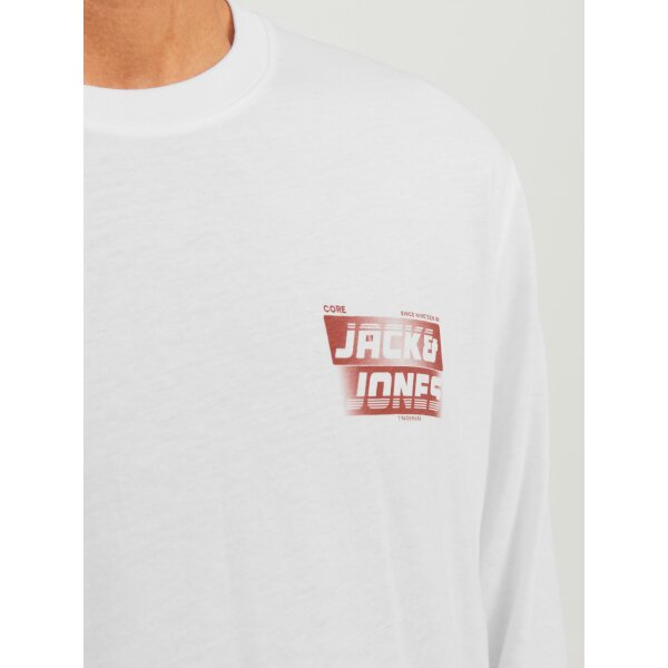 JACK&JONES_Autumnwinter_4341373_12245758 (2) Ανδρική Μπλούζα  JACK & JONES 12245758 Λευκό - Image 3
