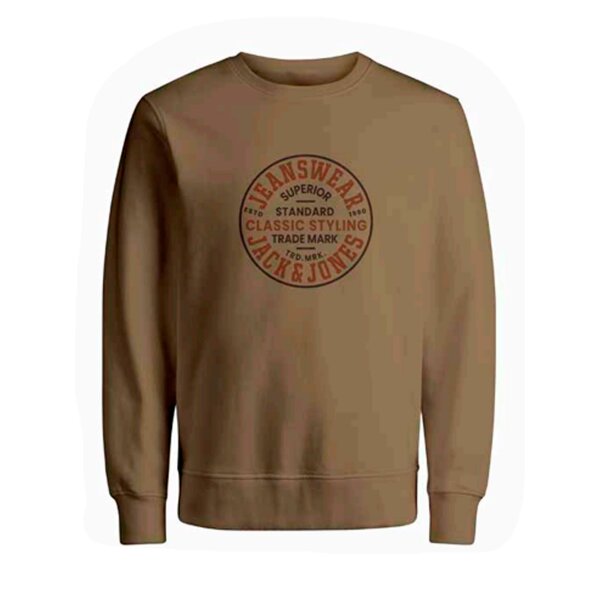 JACK&JONES_Autumnwinter_4366052_12247883 Ανδρική Φούτερ JACK & JONES 12247883 Καφέ - Image 1